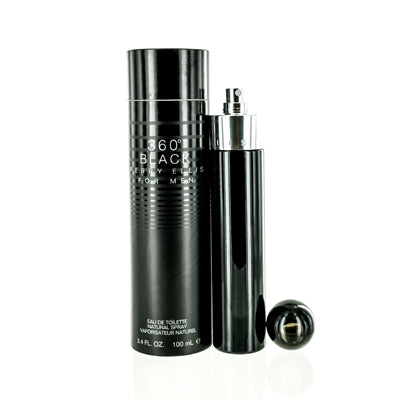 360 Black Men/Perry Ellis EDT Spray 3.4 Oz for Men - Ammery Essence
