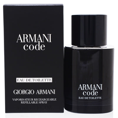 Armani Code for Men/Giorgio Armani EDT Spray Refillable 1.7 Oz (50 ml) for Men - Ammery Essence