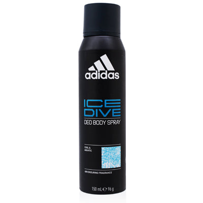 Adidas Ice Dive/Coty Deodorant & Body Spray 5.0 Oz (150 ml) for Men - Ammery Essence