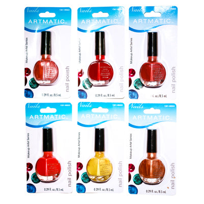 Artmatic/Mega Brilliance Nail Polish 72 Pcs Assorted Colors 0.29 Oz Ea (8.5 ml) - Ammery Essence