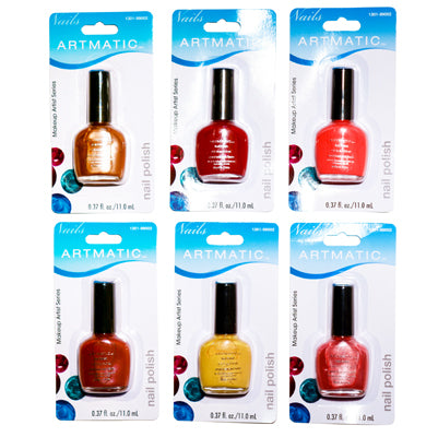 Artmatic/Pro Salon Nail Polish 72 Pcs Assorted Colors 0.37 Oz (11 ml) - Ammery Essence