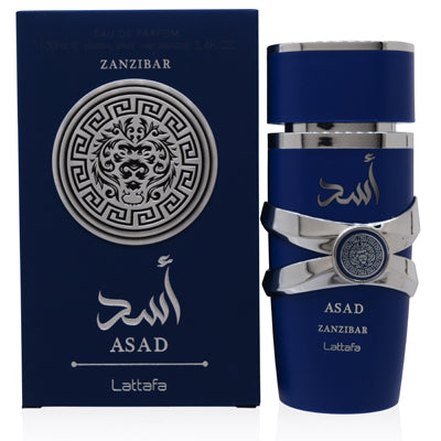 Asad Zanzibar/Lattafa EDP Spray 3.4 Oz (100 ml) for Men - Ammery Essence