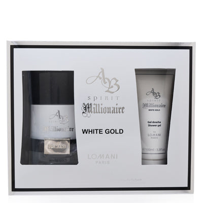 Ab Spirit Mill White Gold/Lomani Set for Men - Ammery Essence