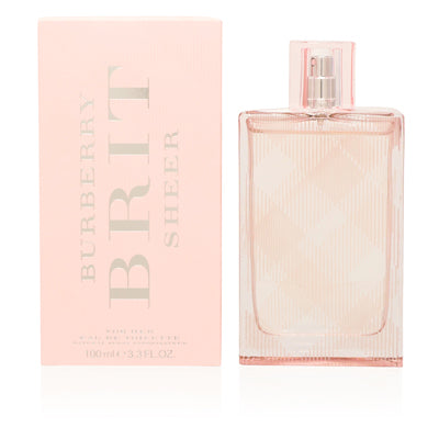 Burberry Brit Sheer/Burberry EDT Spray 3.3 Oz (100 ml) for Women - Ammery Essence