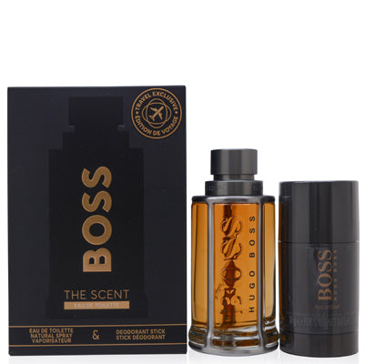 Boss the Scent Men/Hugo Boss 2 Piece Travel Set for Men - Ammery Essence
