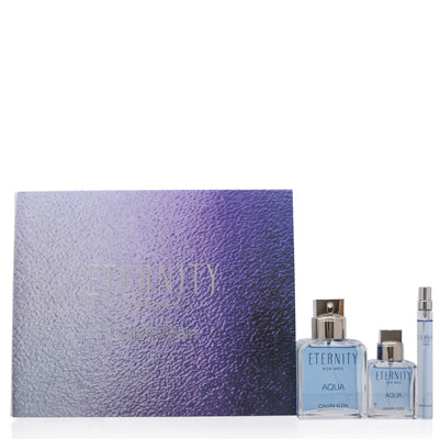 Eternity Aqua/Calvin Klein Set Value $186 for Men - Ammery Essence