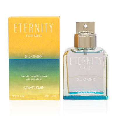 Eternity Summer Men/Calvin Klein EDT Spray 3.4 Oz 2019 Edition (100 ml) for Men - Ammery Essence