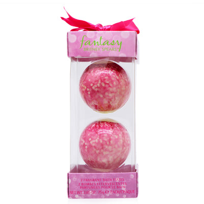 Fantasy/Britney Spears 2 Fragrant Bath Fizzes Set for Women - Ammery Essence