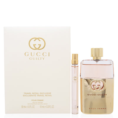 Gucci Guilty Pour Femme/Gucci Travel 2 Pc Set for Women - Ammery Essence