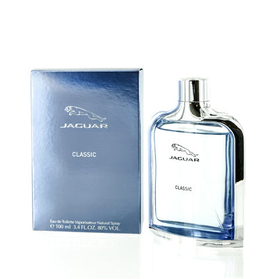 Jaguar Classic Blue/Jaguar EDT Spray 3.4 Oz (100 ml) for Men - Ammery Essence