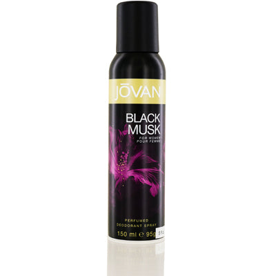 Jovan Black Musk/Jovan Deodorant Spray Perfumed 5.0 Oz (150 ml) for Women - Ammery Essence