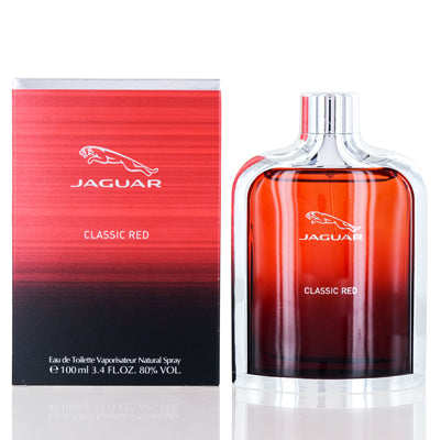 Jaguar Classic Red/Jaguar EDT Spray 3.4 Oz (100 ml) for Men - Ammery Essence