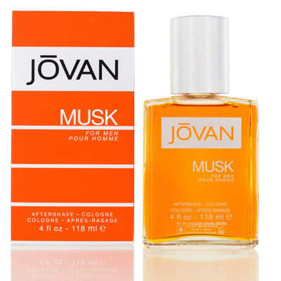 Jovan Musk Men/Jovan Cologne/After Shave Splash 4.0 Oz (120 ml) for Men - Ammery Essence