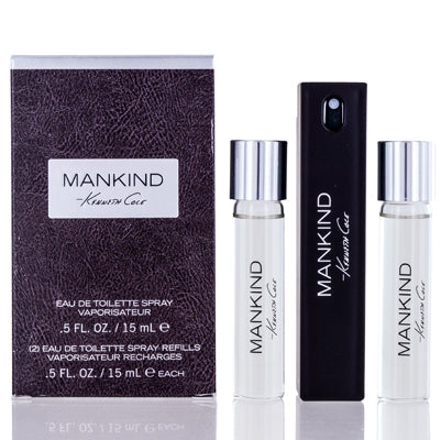 Kenneth Cole Mankind/Kenneth Cole 0.5 Oz Travel Trio for Men - Ammery Essence