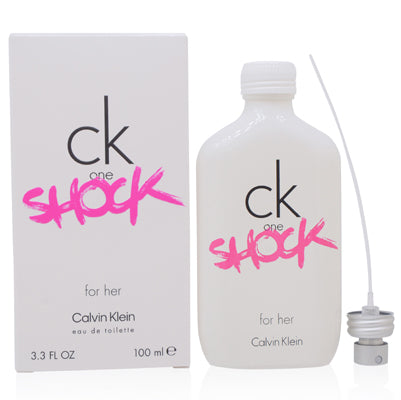 Ck One Shock/Calvin Klein EDT Spray 3.4 Oz (100 ml) for Women - Ammery Essence
