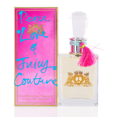 Peace Love & Juicy/Juicy Couture EDP Spray 3.4 Oz (100 ml) for Women - Ammery Essence