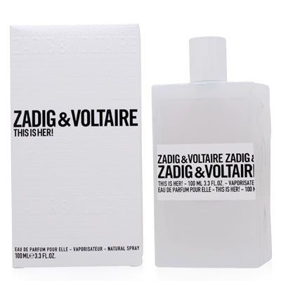This Is Her!/Zadig & Voltaire EDP Spray 3.3 Oz (100 ml) for Women - Ammery Essence
