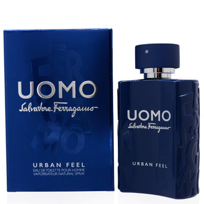 Uomo Urban Feel/S. Ferragamo EDT Spray 3.4 Oz (100 ml) for Men - Ammery Essence