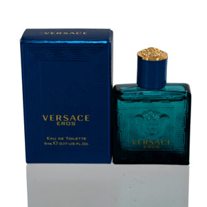 Versace Eros Homme/Versace EDT Splash Mini 0.17 Oz (5.0 ml) for Men - Ammery Essence