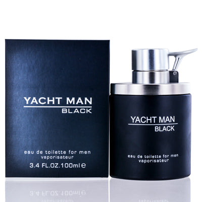 Yacht Man Black/Myrurgia EDT Spray 3.4 Oz (100 ml) for Men - Ammery Essence