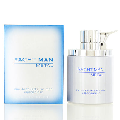 Yacht Man Metal/Myrurgia EDT Spray 3.4 Oz (100 ml) for Men - Ammery Essence