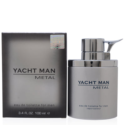 Yacht Man Metal/Myrurgia EDT Spray 3.4 Oz (100 ml) for Men - Ammery Essence